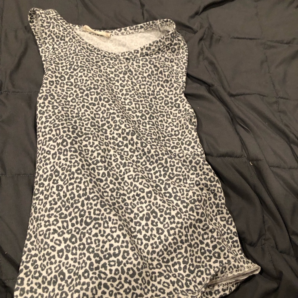 Altar’d State Leopard Print Sleeveless Top